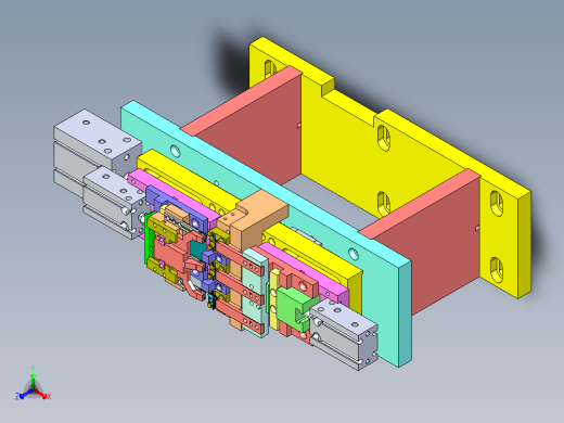 自对准铆接插入组装模组