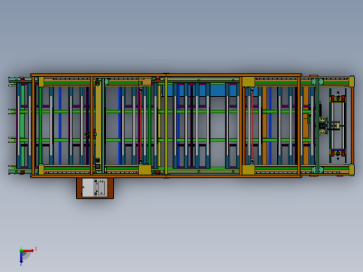 LED灯打螺丝组装收料打包设备俯视缩略图