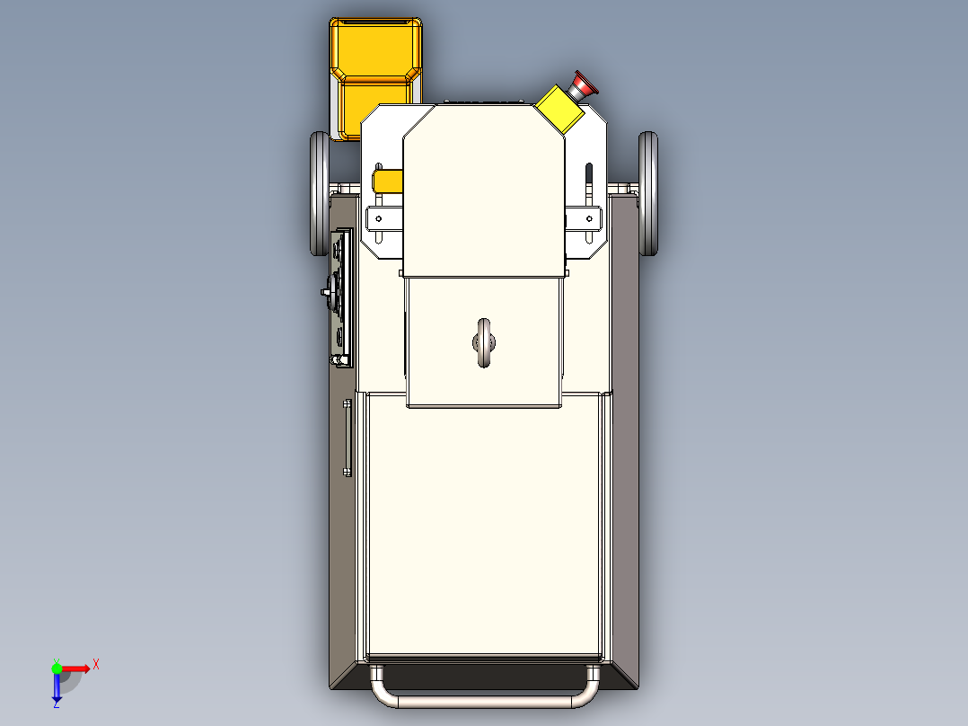 冲床GEKA P55punch-machine-geka-p55-模型格式为 -sw stp俯视图