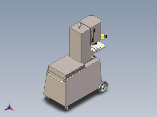 冲床GEKA P55punch-machine-geka-p55-模型格式为 -sw stp正等轴测缩略图