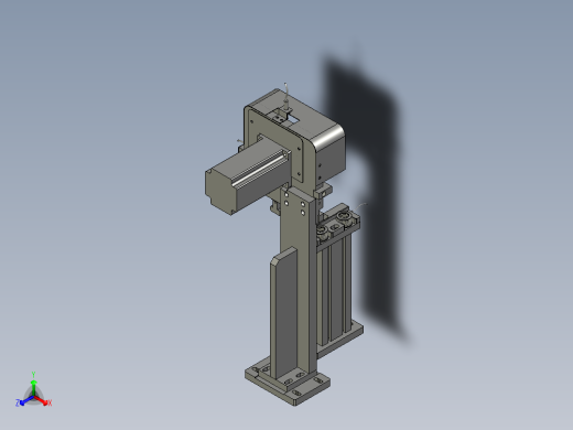 4悬臂进料机构-40行程-罗圈正等轴测缩略图