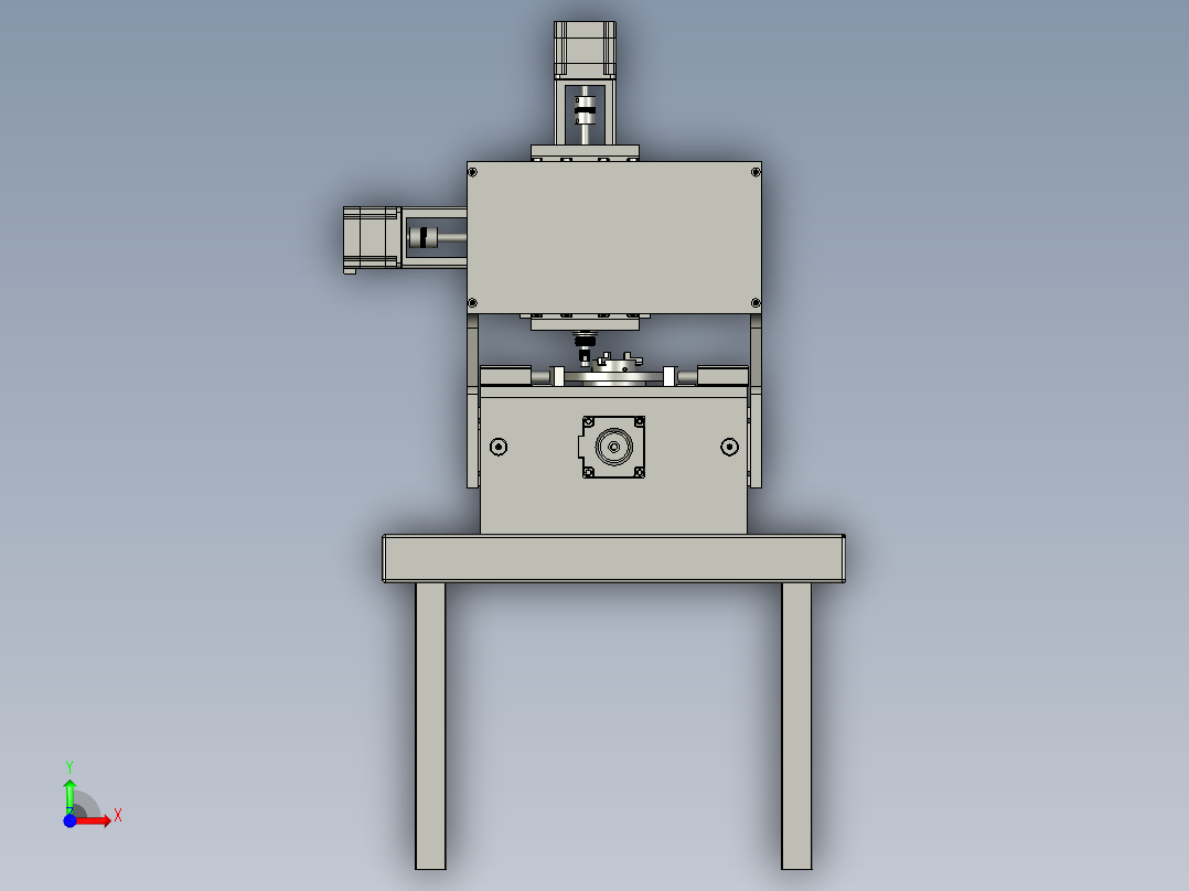 DIY数控车铣钻一体机前视图