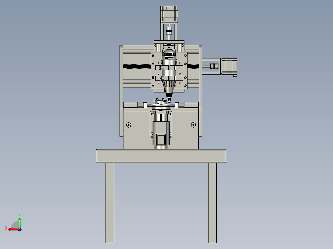 DIY数控车铣钻一体机后视图