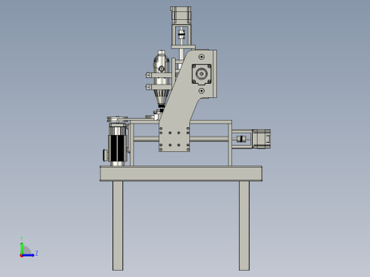 DIY数控车铣钻一体机左视缩略图