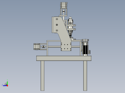 DIY数控车铣钻一体机右视缩略图