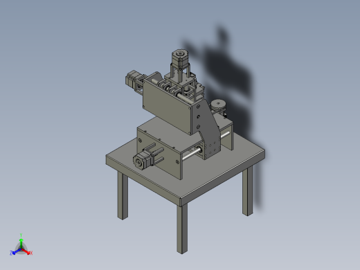 DIY数控车铣钻一体机正等轴测缩略图