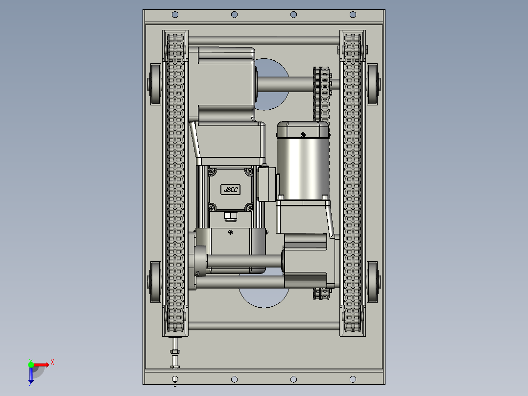 JGS01-C0000移栽输送机俯视图
