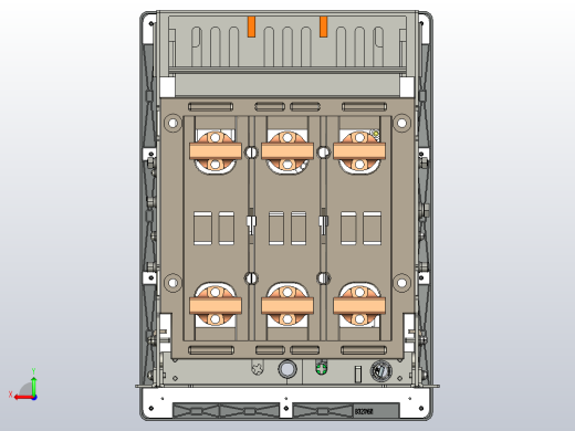 NA8-1600 1250A-1600A 3P 抽屉式-水平接线+门框202409后视缩略图