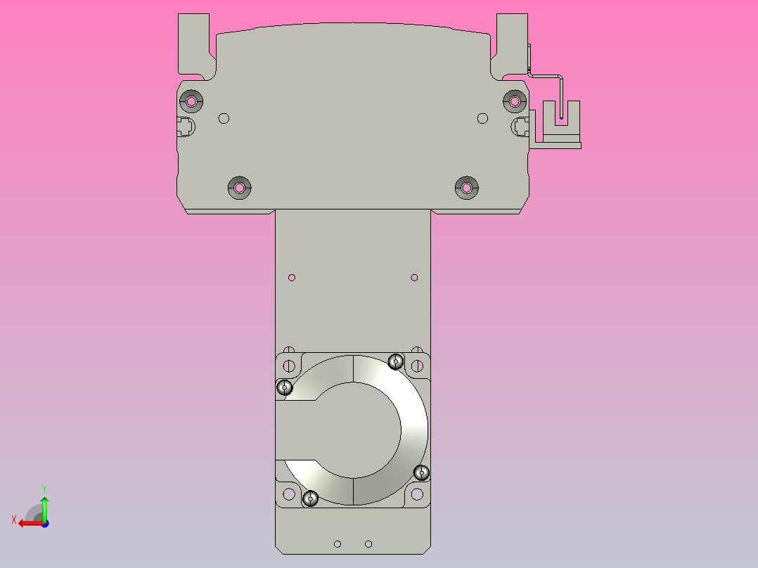 MT136BS半封闭丝杆滑台[MT136BS.L#.650.BM.P40.C3]后视图