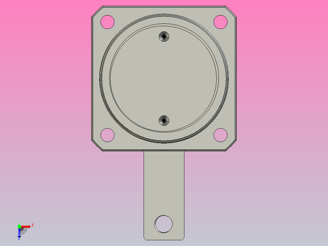 气缸Rsu-63_asm俯视图