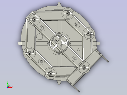 椭圆门机构前视缩略图