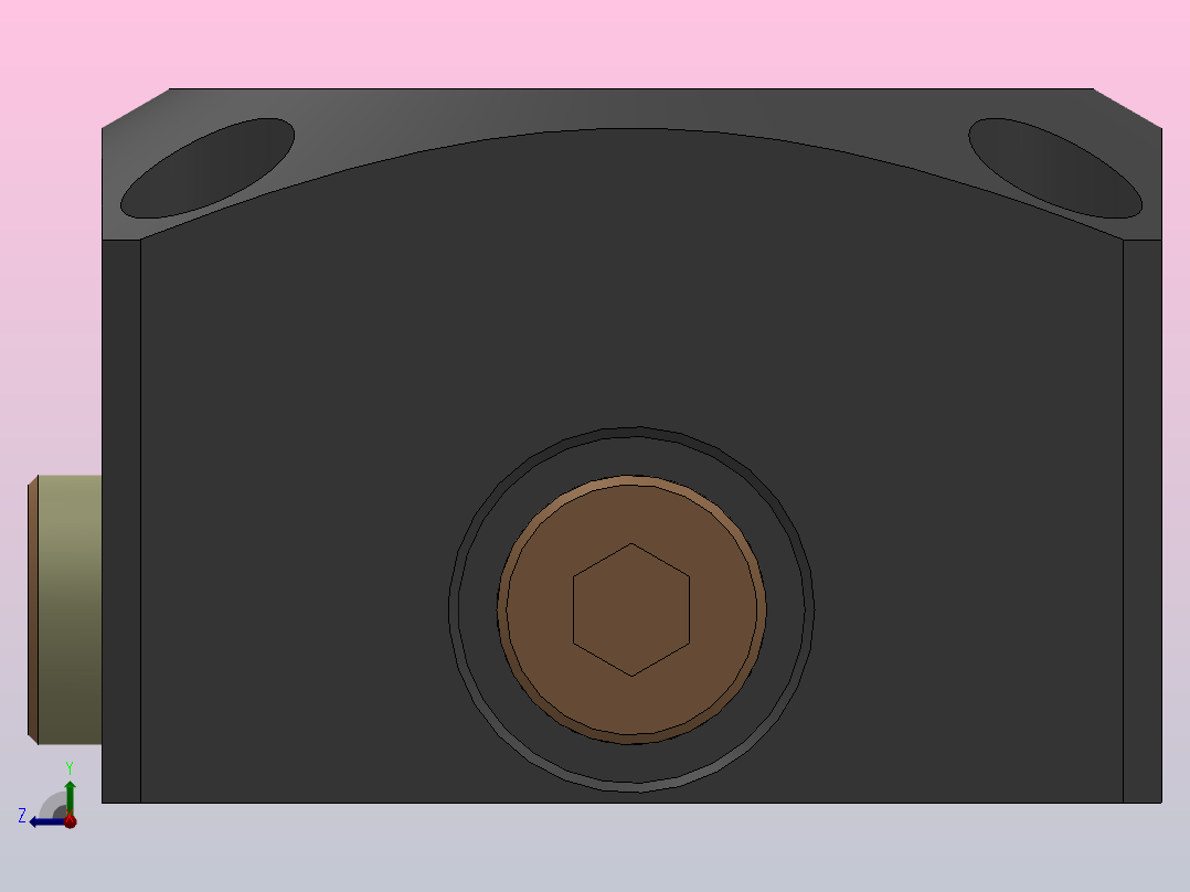 HHD配管底座[HHD-07]右视图