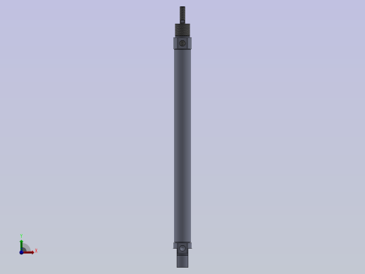 双作用圆形气缸前视缩略图