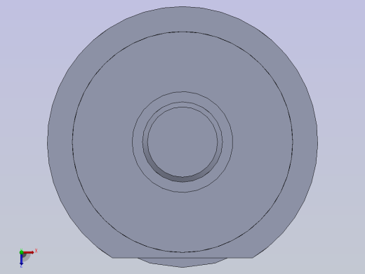 双作用圆形气缸俯视缩略图