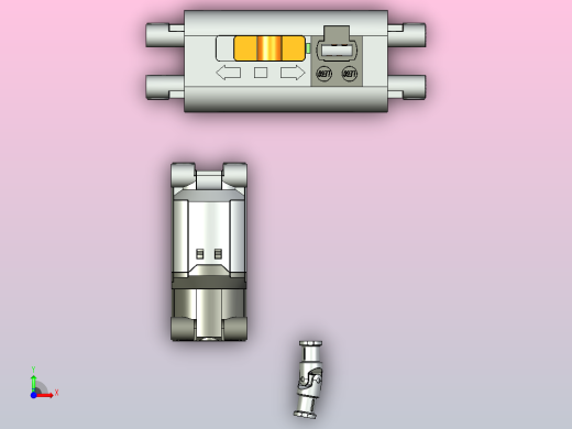 移动塔式履带起重机立体拼装模型前视缩略图