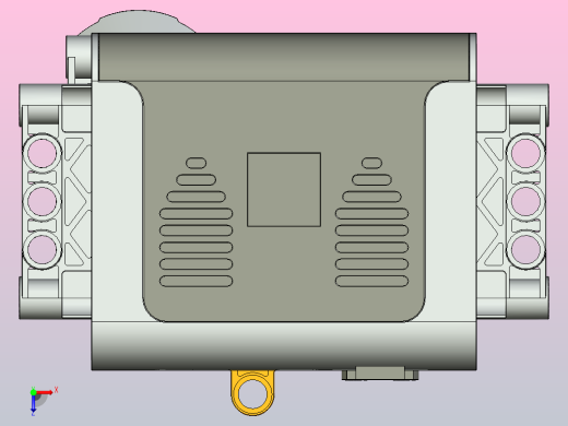 移动塔式履带起重机立体拼装模型俯视缩略图