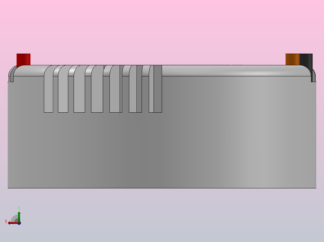 LED变压器变压器后视图