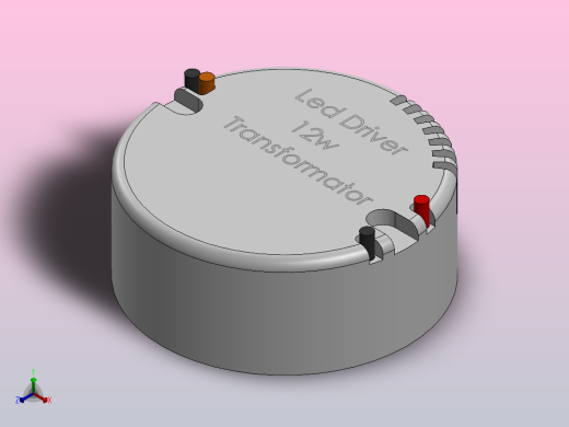 LED变压器变压器正等轴测缩略图