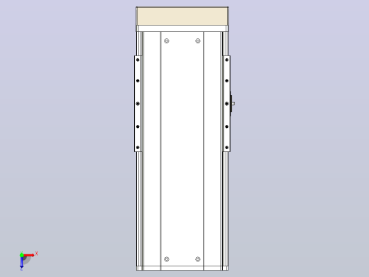 日规模组半封闭丝杆TPA-HNR-220D-3210C-L200-MP-Y-P1K-N3俯视缩略图