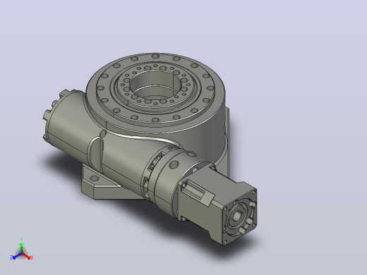 鑫松GH68-PB060重载中空旋转平台配行星减速机