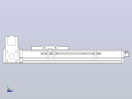 MCB10无尘皮带滑台[MCB10-L32-200-LU-100W-C3]左视缩略图