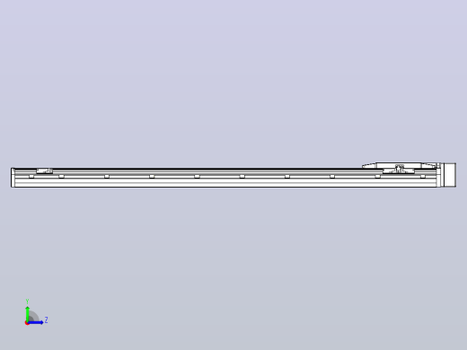 滚珠丝杠直线轴内置导轨TPA-GCR-150-2010C-L1150-ML-M75-N3左视缩略图