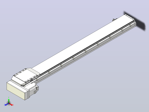 滚珠丝杠直线轴内置导轨TPA-GCR-150-2010C-L1150-ML-M75-N3正等轴测缩略图