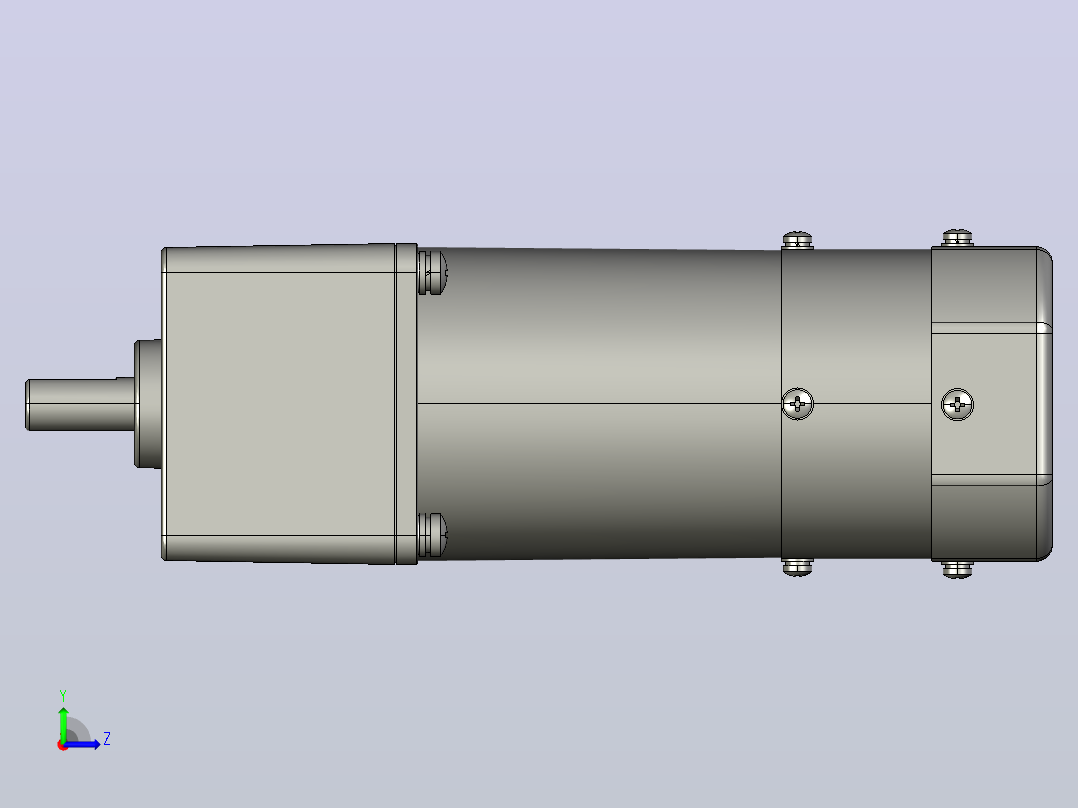 交流减速机5RK90GU-CMFT(5GU3KB-200KB)左视图
