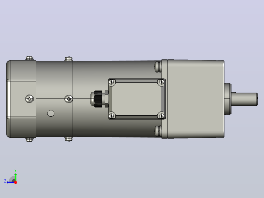 交流减速机5RK90GU-CMFT(5GU3KB-200KB)右视缩略图
