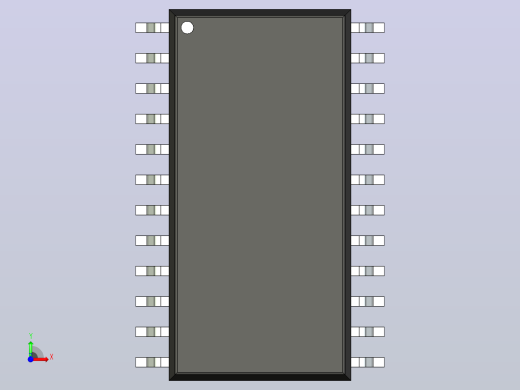 106x SOIC 封装（小外形集成电路）SOIC127P1034X267-24N前视缩略图