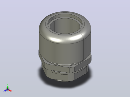 波纹管接头ZIG23-F25-M25正等轴测缩略图