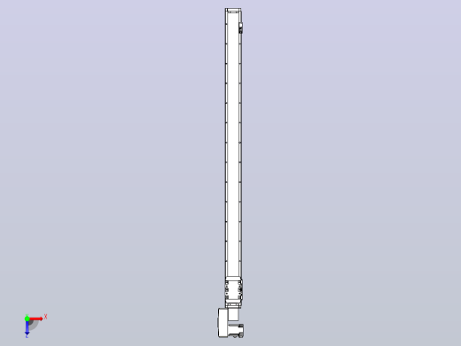 机器人皮带驱动直线轴TPA-GCB-80-P60-L1300-QL-M20-N3俯视缩略图
