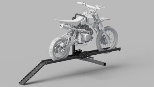 儿童越野摩托车运输架3D数模图纸缩略图