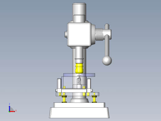 传动装置安装夹具前视缩略图