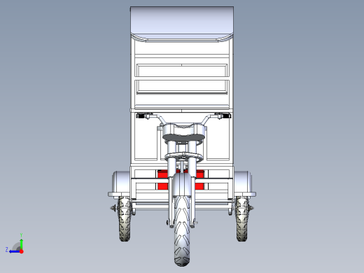 载客电动三轮车右视缩略图