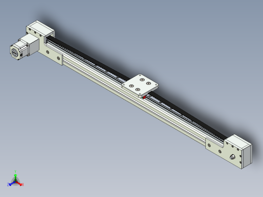 直线运动导轨正等轴测缩略图