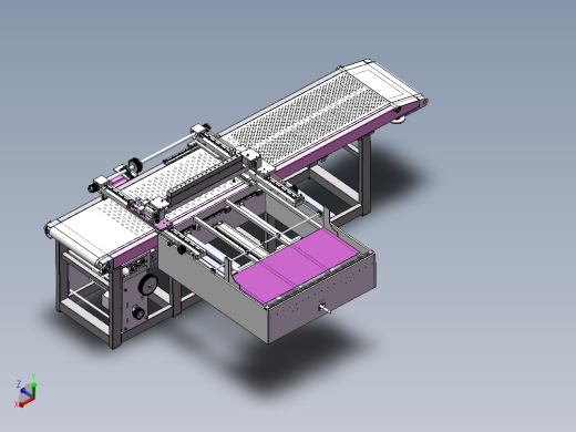 带移栽机构的输送机上料机含工程图sw14可编辑