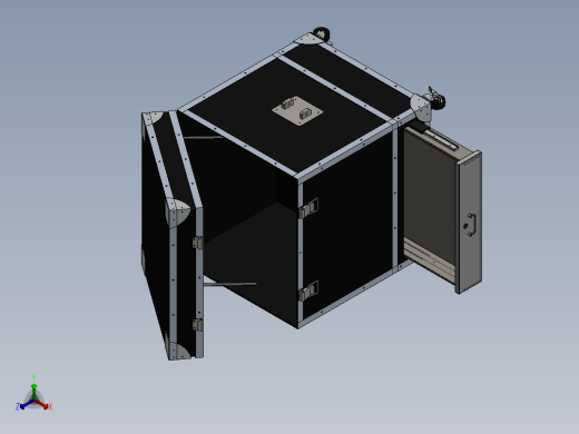 航空箱正等轴测缩略图