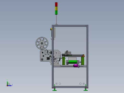 充电宝电池贴标机左视缩略图