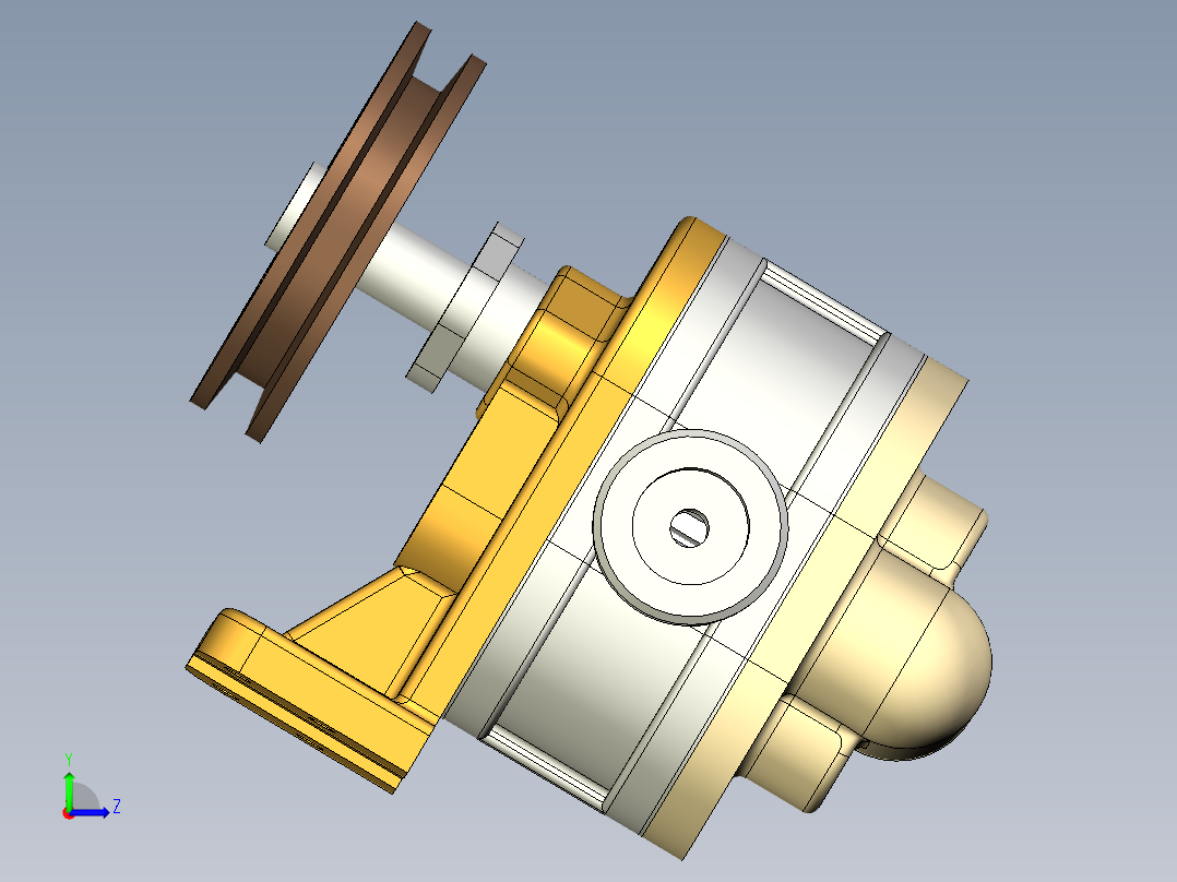 油泵练习左视图