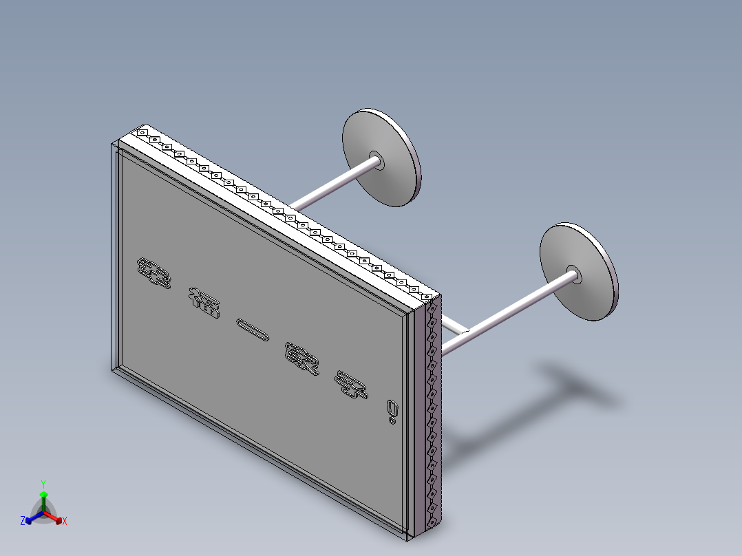 桌子正等轴测图