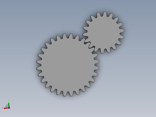 直齿轮运动仿真-制作视频加示例文件修正版