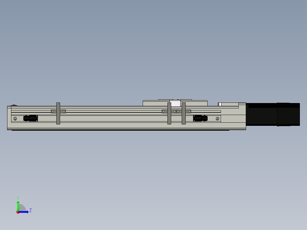 Toyo东佑达直线模组-ECH6-200-BC-反-M5左视图