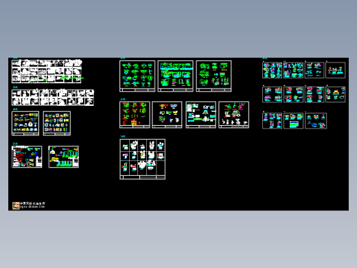 225款 暖通空调 节点大样安装详细CADdwg图纸