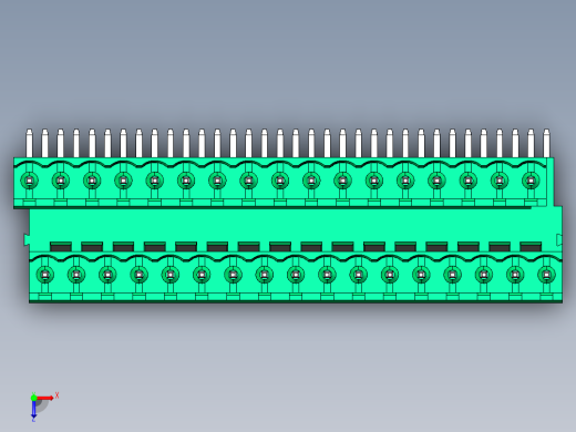 DEGSON 2EDG 系列 5.0mm 可插拔接线端子组-2EDGRT-5.0-34P-14-00AH俯视缩略图