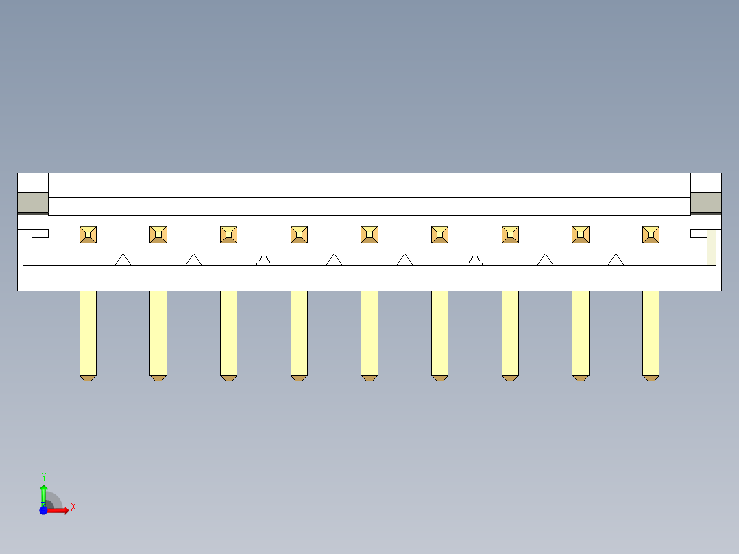 JST-S9B-EH-A前视图