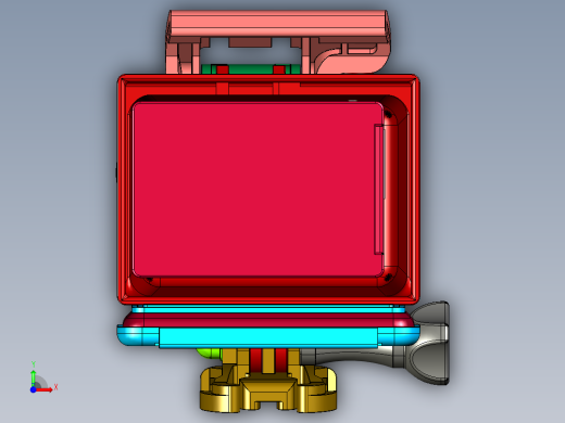 专业运动设计的高清GOPRO摄像机前视缩略图