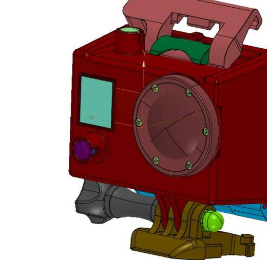 专业运动设计的高清GOPRO摄像机缩略图