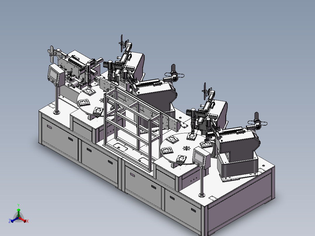 多工位手机泡棉贴标机