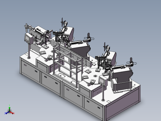多工位手机泡棉贴标机